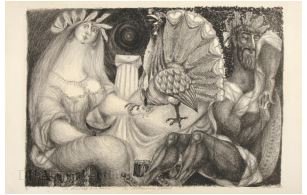 The Thanksgiving Turkey Edward Marecak, The Thanksgiving Turkey, lithograph 4/8.
