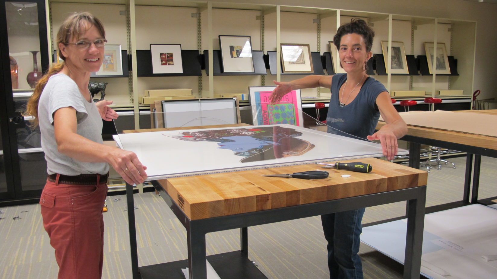 Behind the Scenes: Framing the Warhols