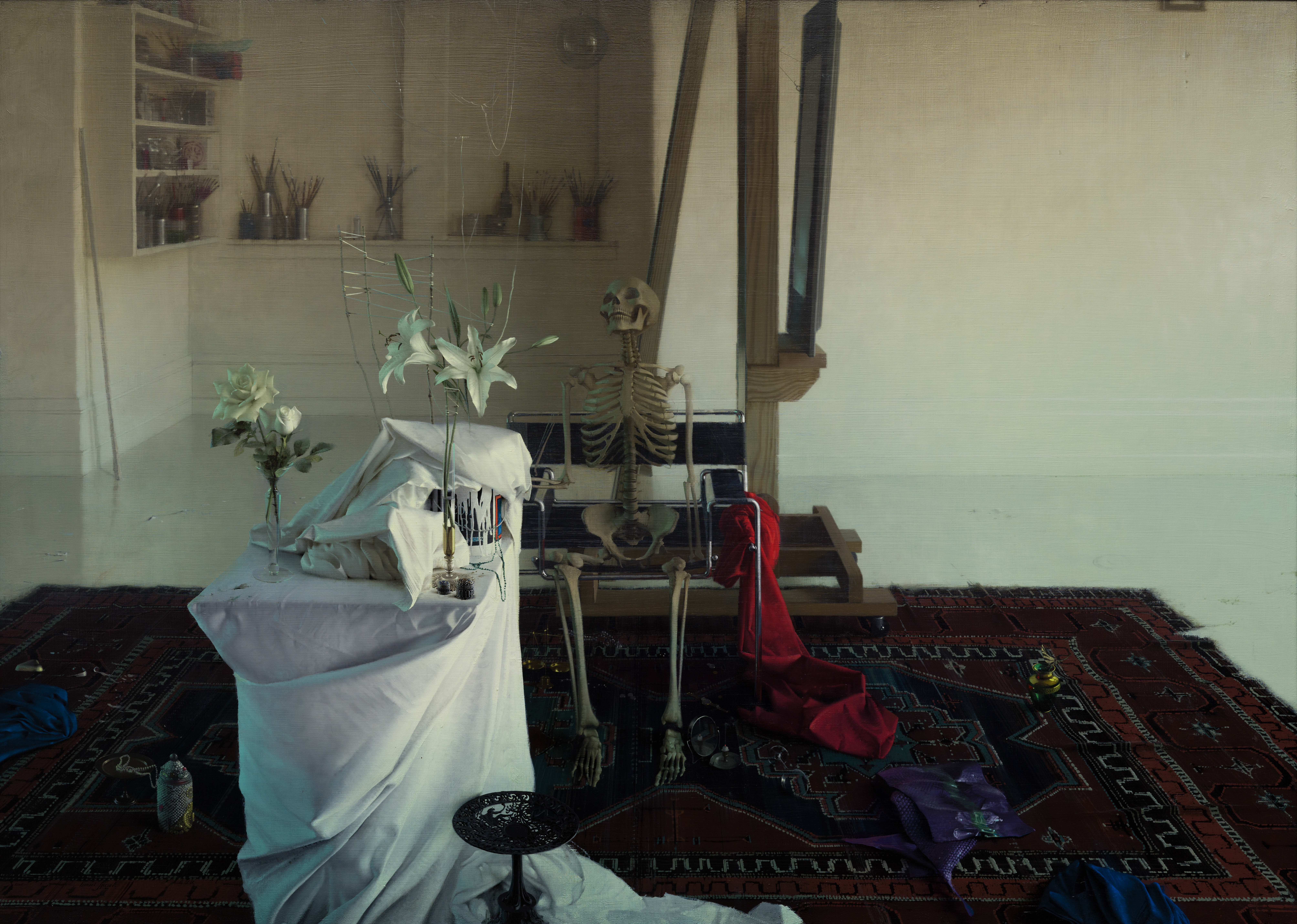 Sleeping Flowers (Vanitas) Reception for “Fleeting Presence: The Liminal Art of Daniel Sprick” at the Madden Museum