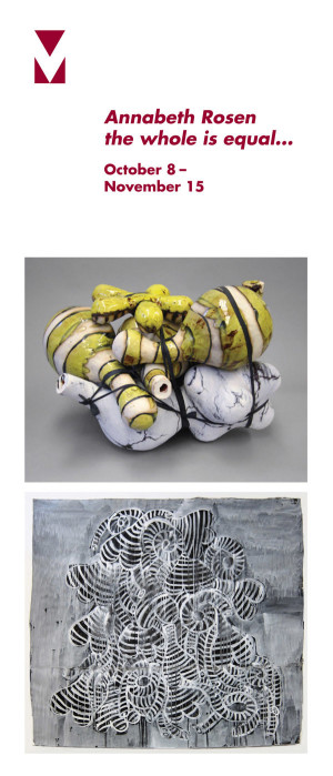 VMG_RackCard_Rosen_R3 Annabeth Rosen: the whole is equal… Opening October 8!