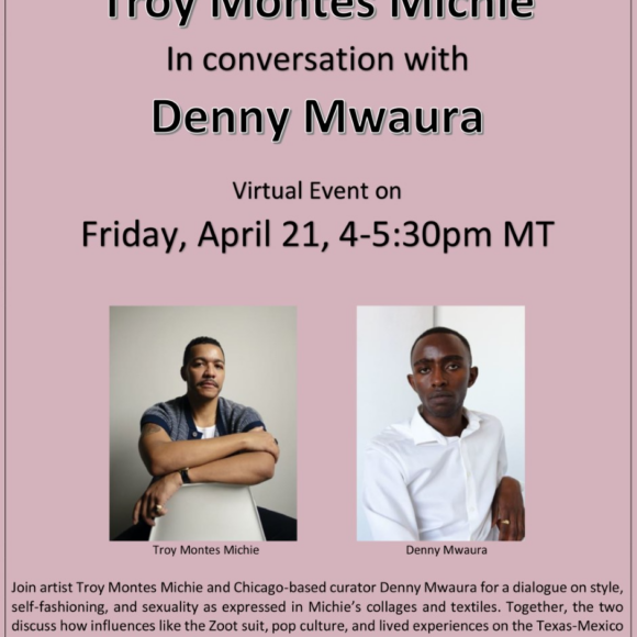 new flyer Virtual Event: Troy Montes-Michie in conversation with Denny Mwaura