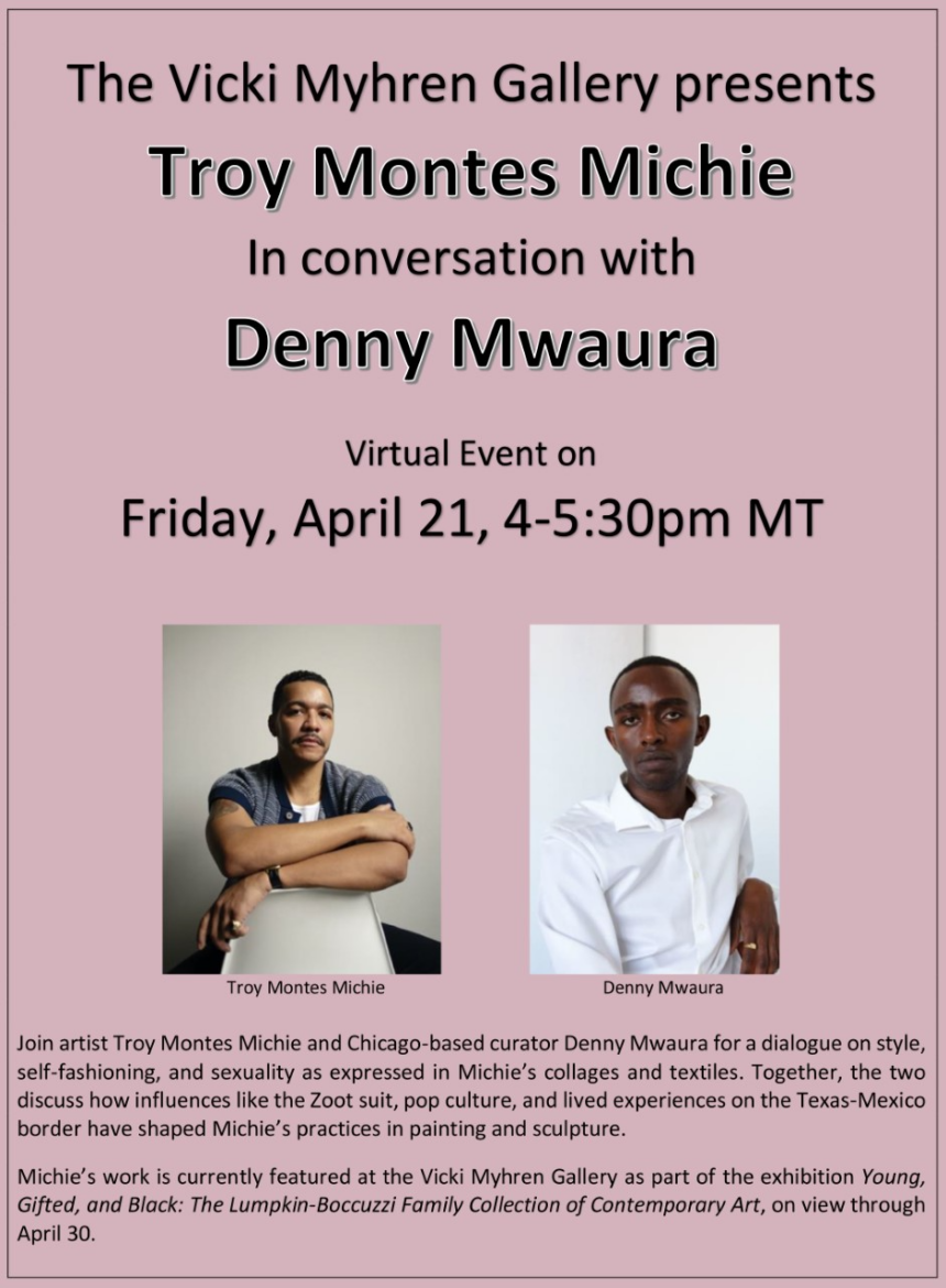 new flyer Virtual Event: Troy Montes-Michie in conversation with Denny Mwaura